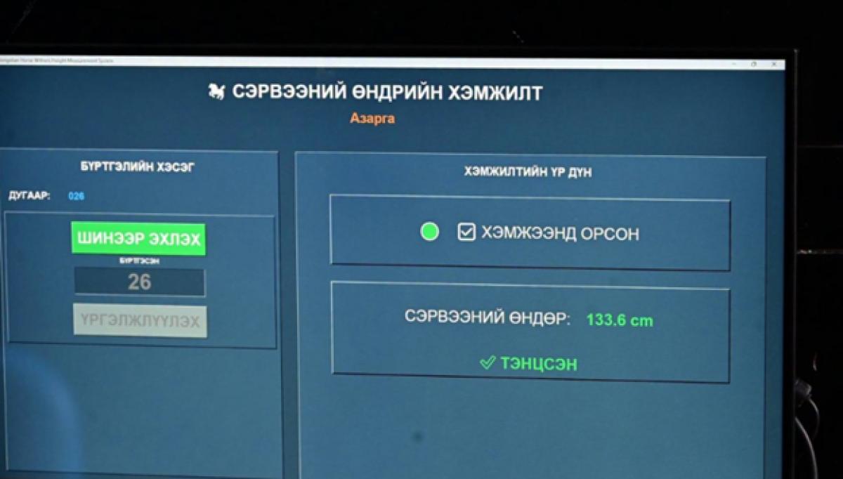 МОРИНЫ СЭРВЭЭНИЙ ӨНДӨР ХЭМЖИХ ШИНЭ ТӨХӨӨРӨМЖИЙГ “ПАРТИЗАН“-Ы НААДМААР ТУРШЖЭЭ
