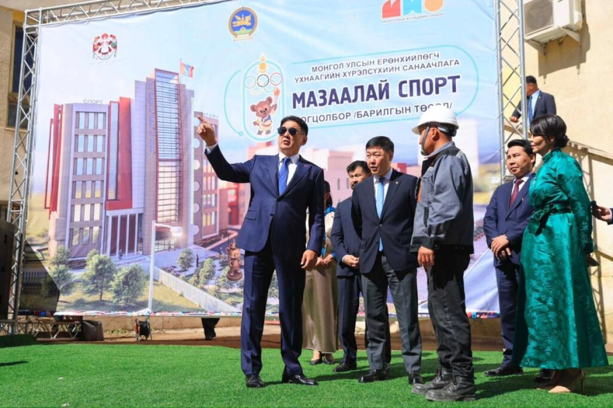 ЕРӨНХИЙЛӨГЧИЙН САНААЧИЛСАН “МАЗААЛАЙ” СПОРТ ЦОГЦОЛБОР ИРЭХ ОНД АШИГЛАЛТАД ОРНО