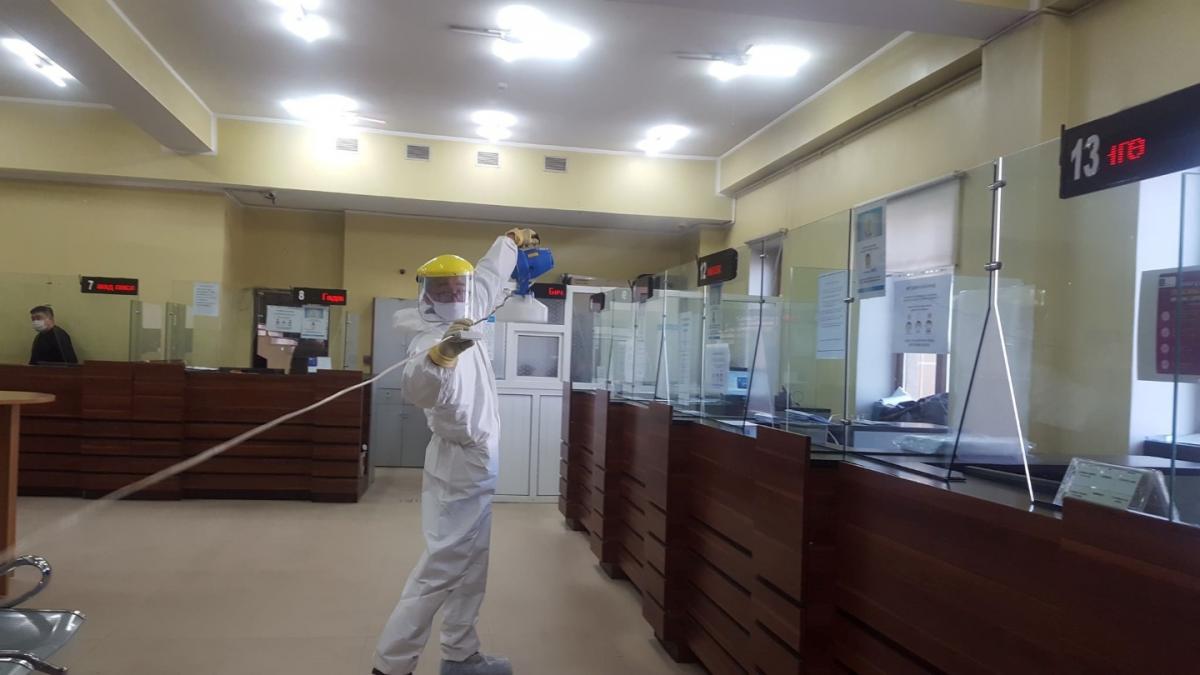 18.958 м.кв талбайд давтан ариутгал хийгээд байна
